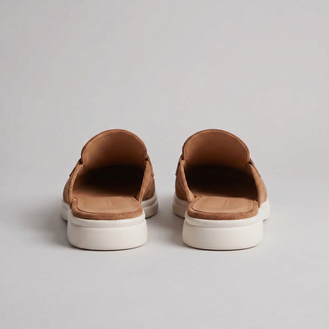 Men's Suede Penny Loafer Mules
