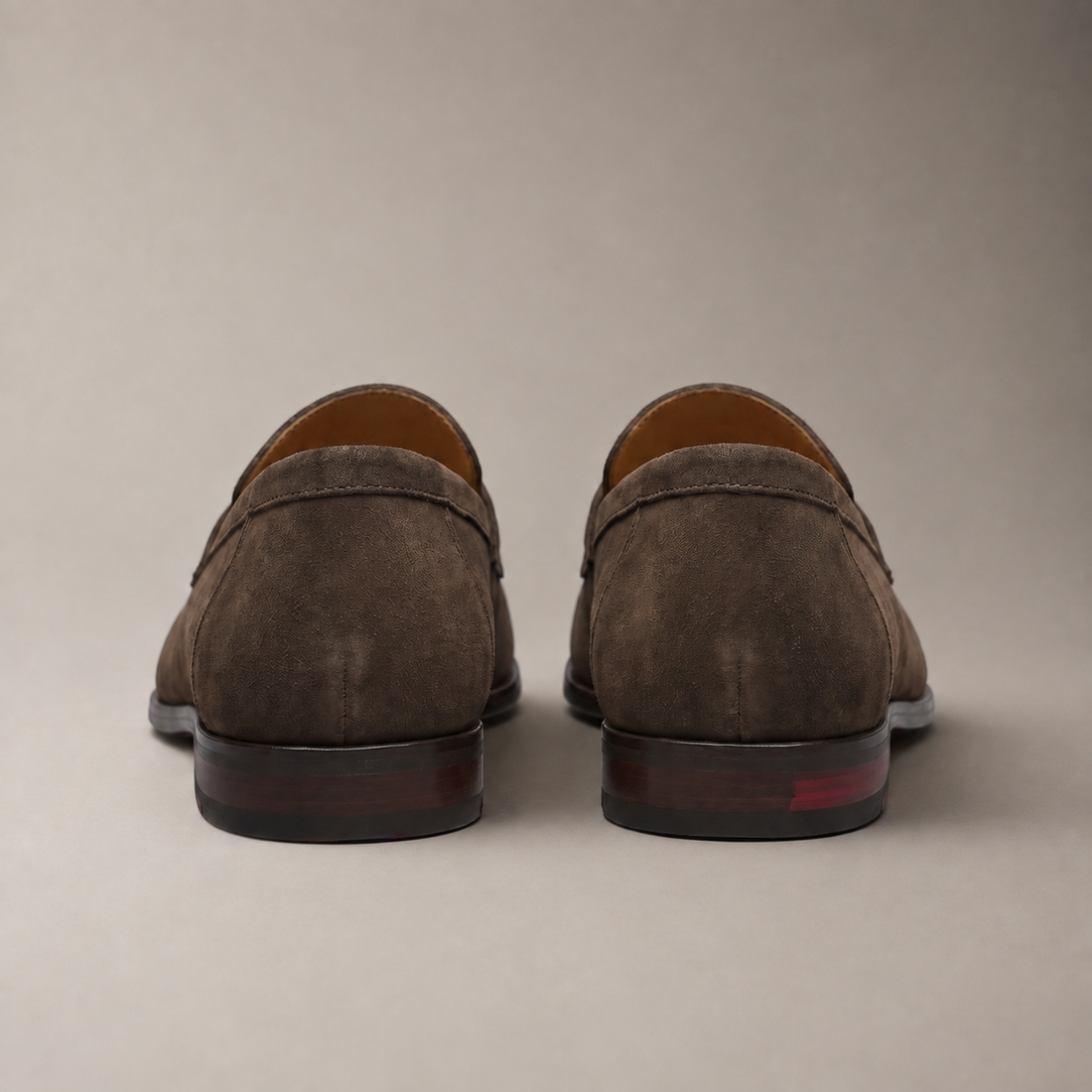 Men's Suede Penny Loafers