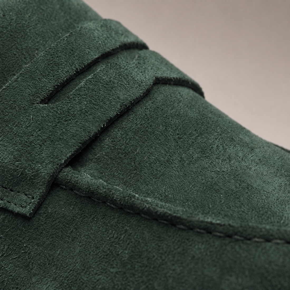 Men's Suede Penny Loafers