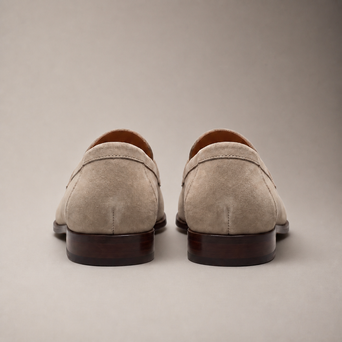 Men's Suede Penny Loafers