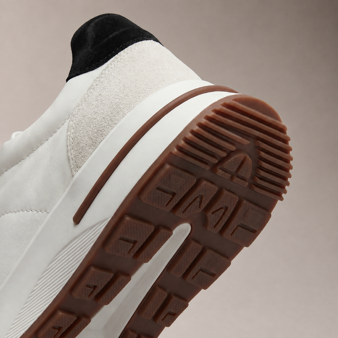 Men's Suede and Nylon Panel Trainers