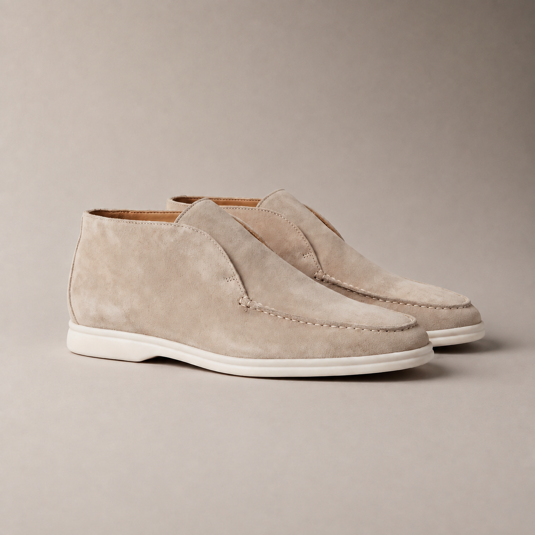 Men's High Suede Loafers