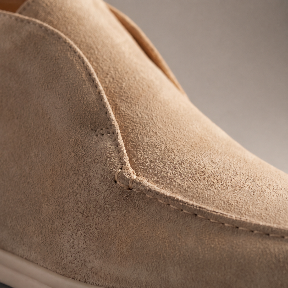 Men's High Suede Loafers