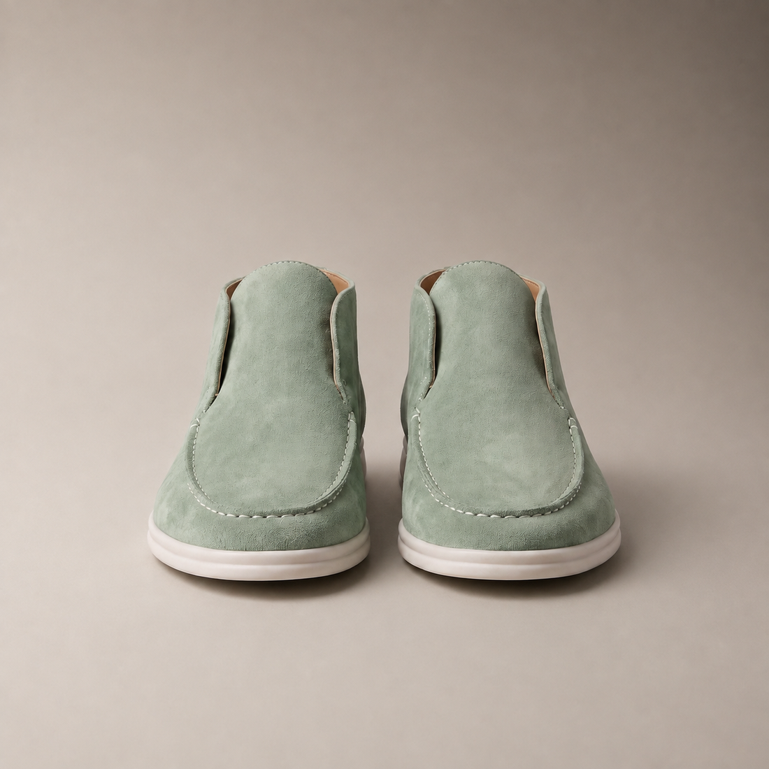 Men's High Suede Loafers