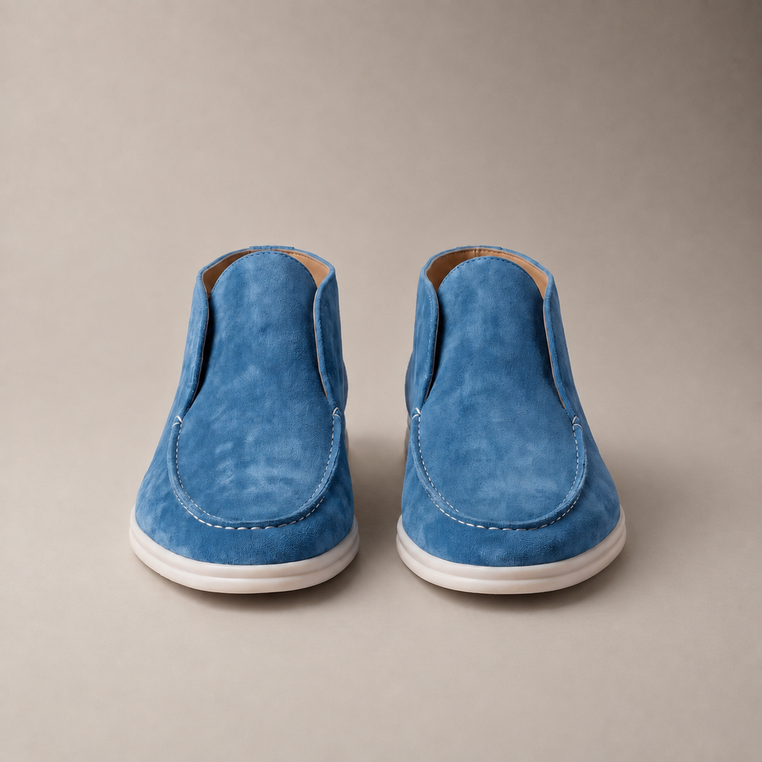 Men's High Suede Loafers