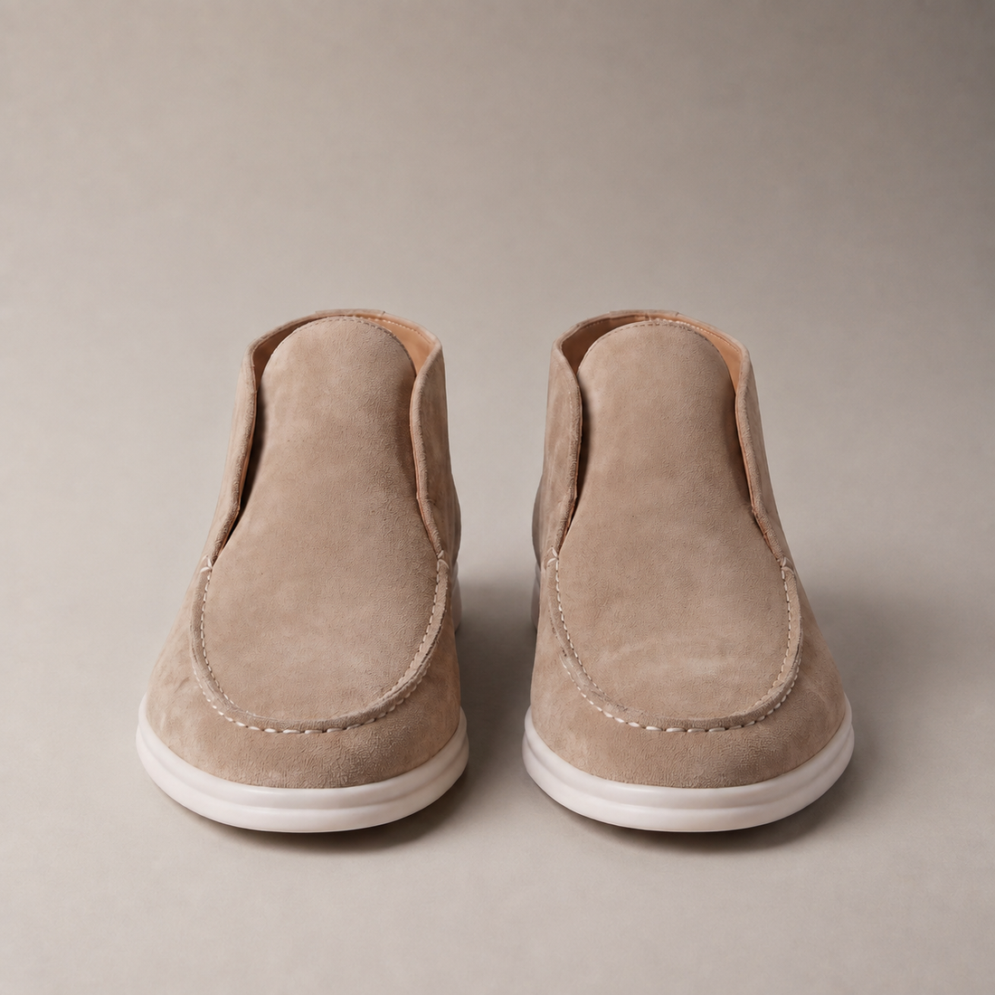 Men's High Suede Loafers