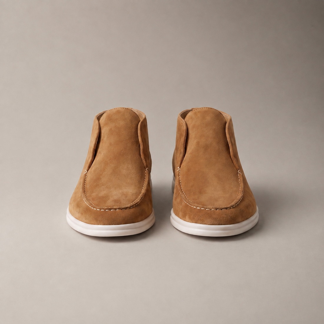 Men's High Suede Loafers