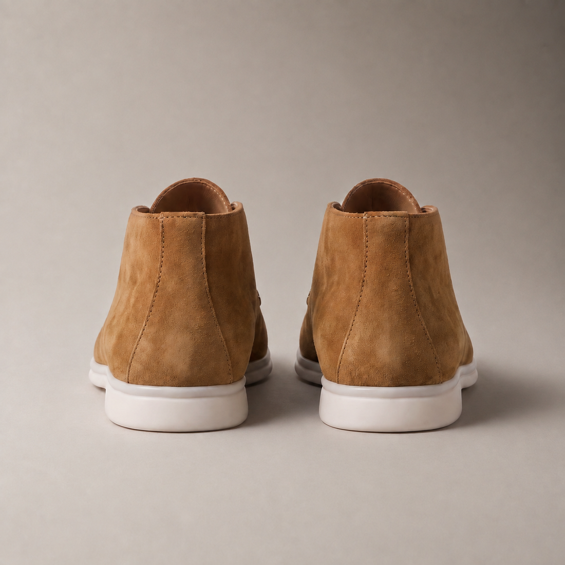 Men's High Suede Loafers