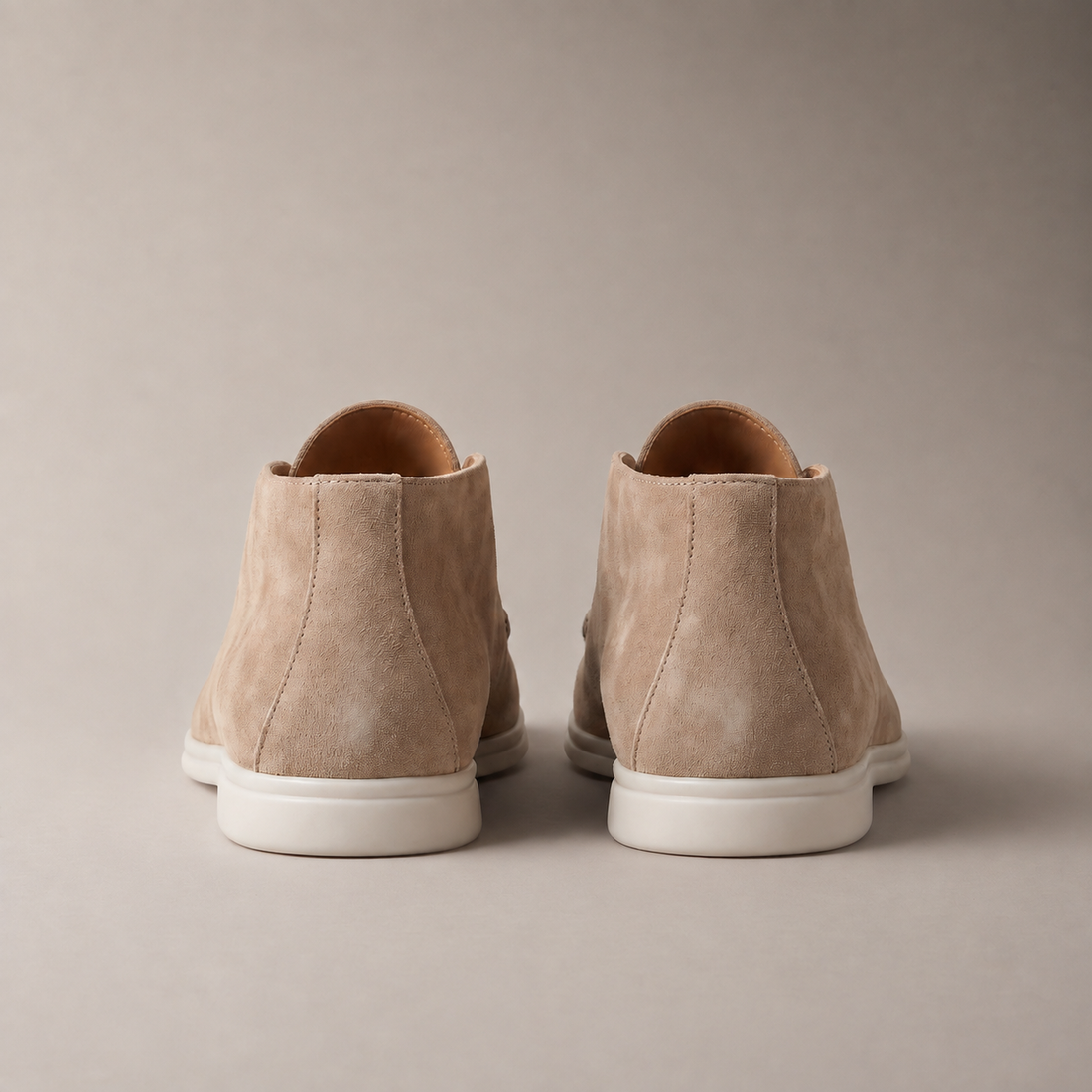 Men's High Suede Loafers