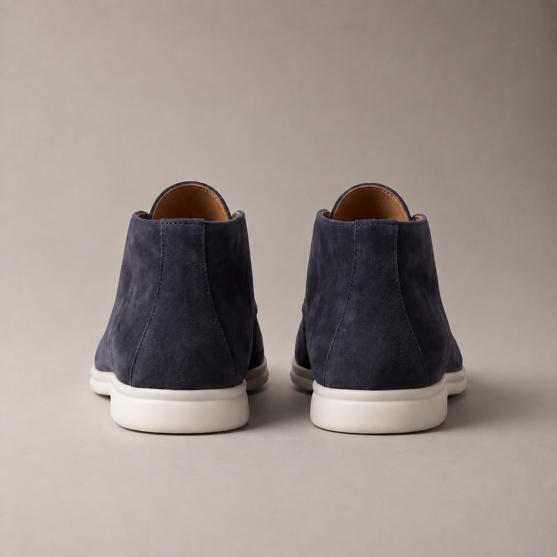 Men's High Suede Loafers