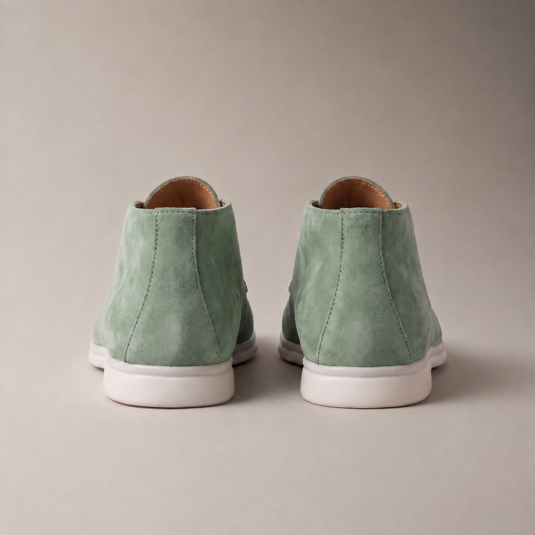 Men's High Suede Loafers