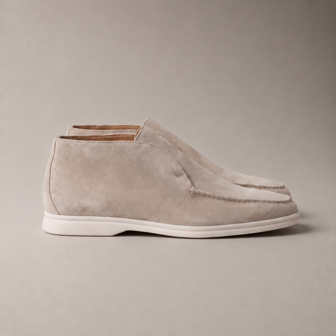 Men's High Suede Loafers