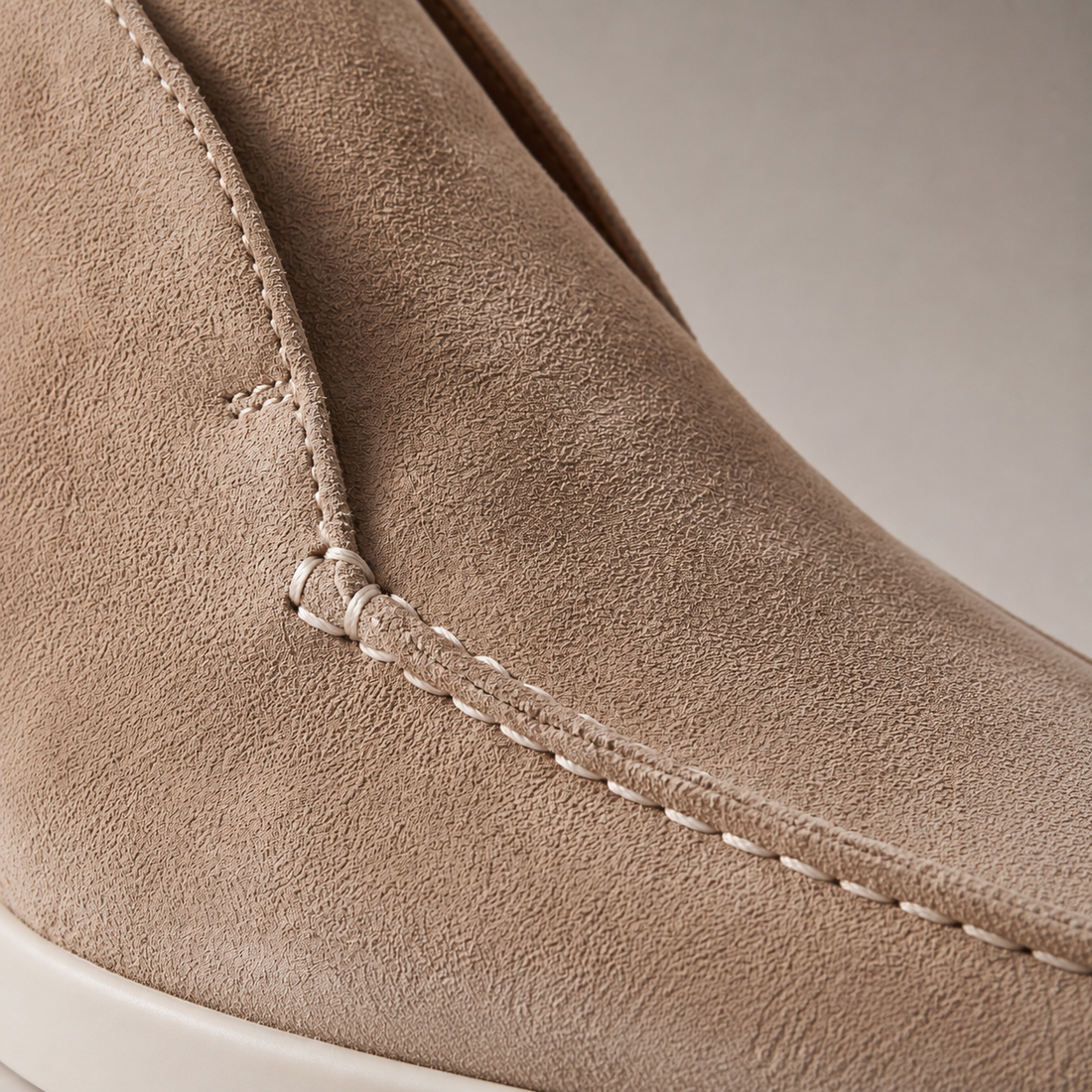 Men's High Suede Loafers
