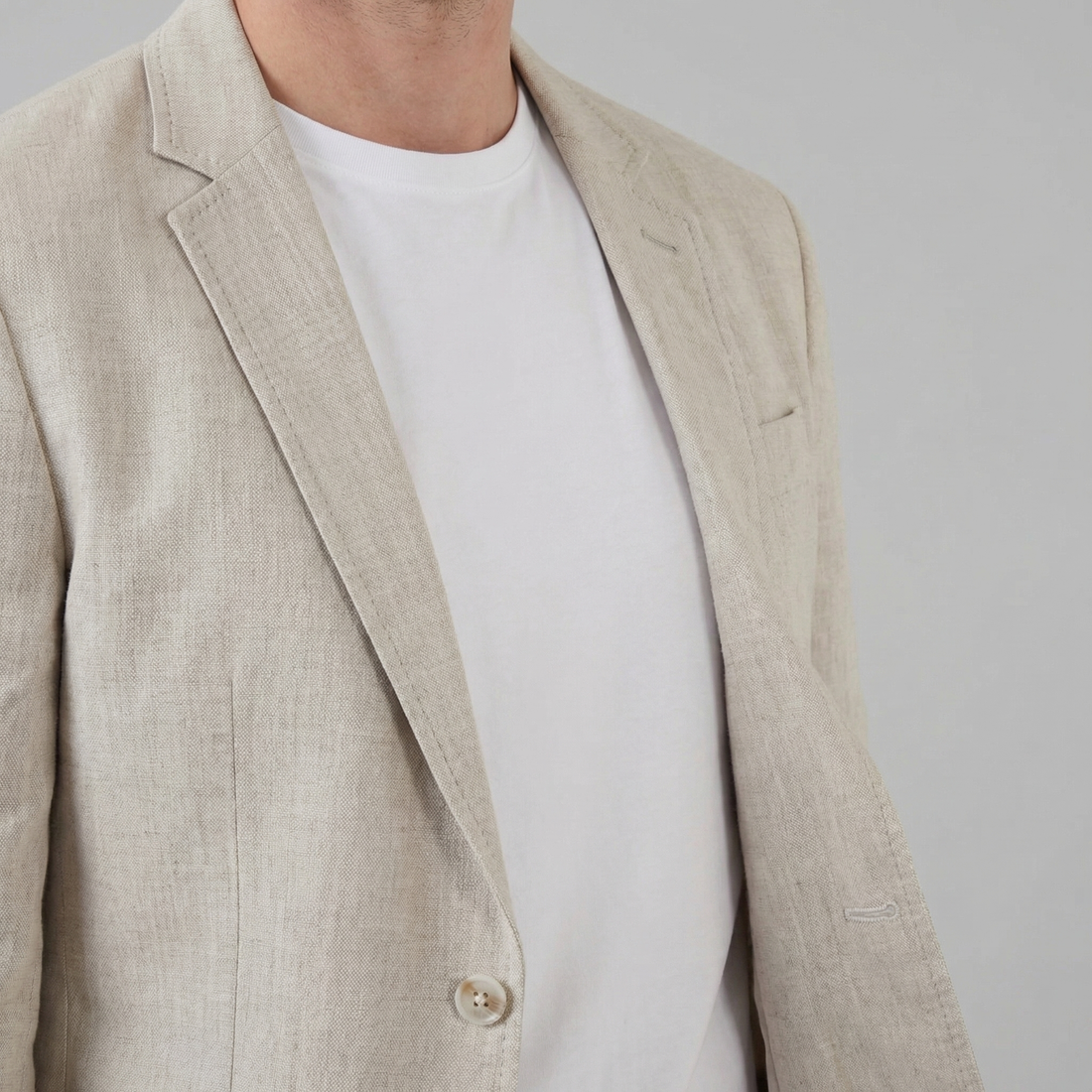 Men's Linen Blazer Jacket
