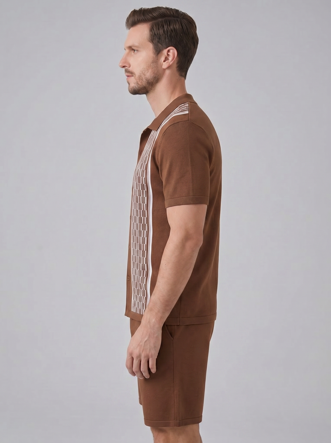 Men's Summer Set - Short Sleeve Shirt and Shorts Set