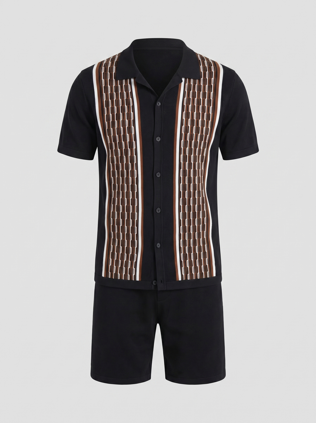 Men's Summer Set - Short Sleeve Shirt and Shorts Set