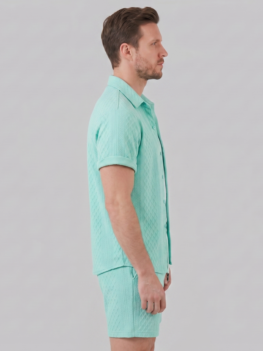 Men's Summer Waffle Outfit Set