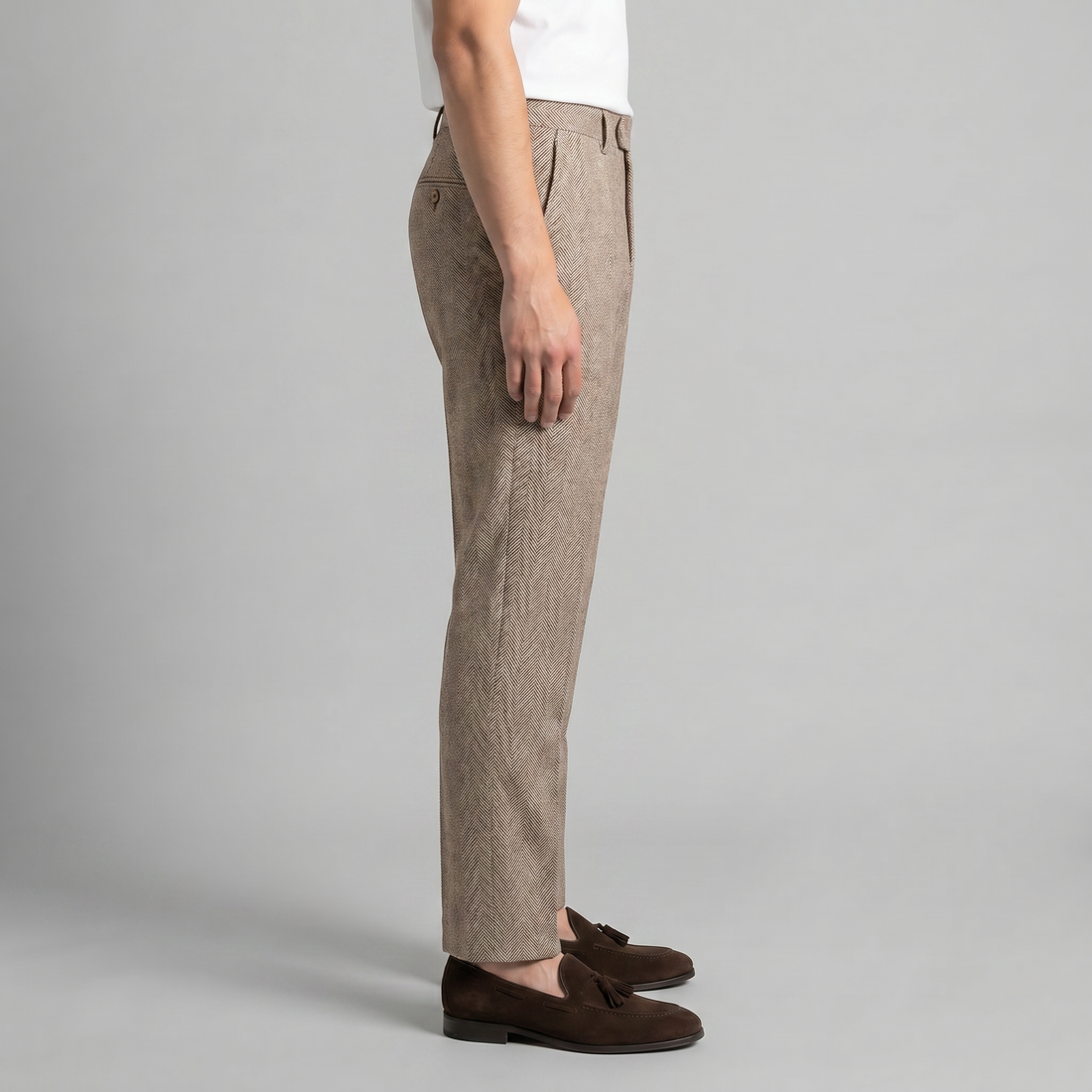 Men's Tailored Ankle-Length Trousers
