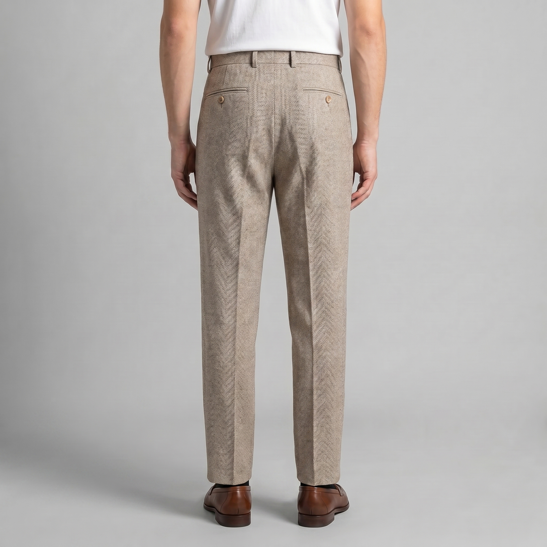 Men's Tailored Ankle-Length Trousers
