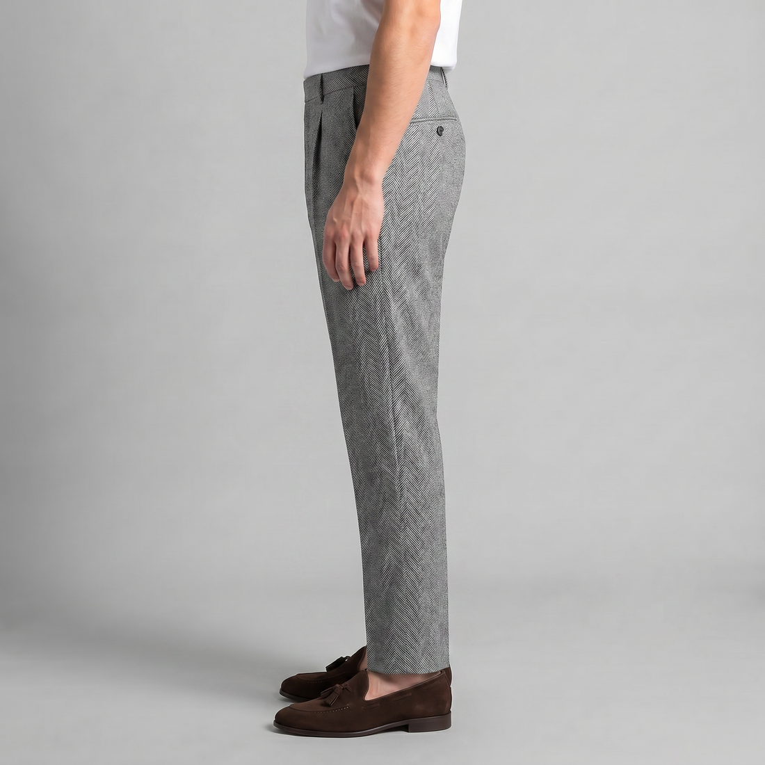 Men's Tailored Ankle-Length Trousers