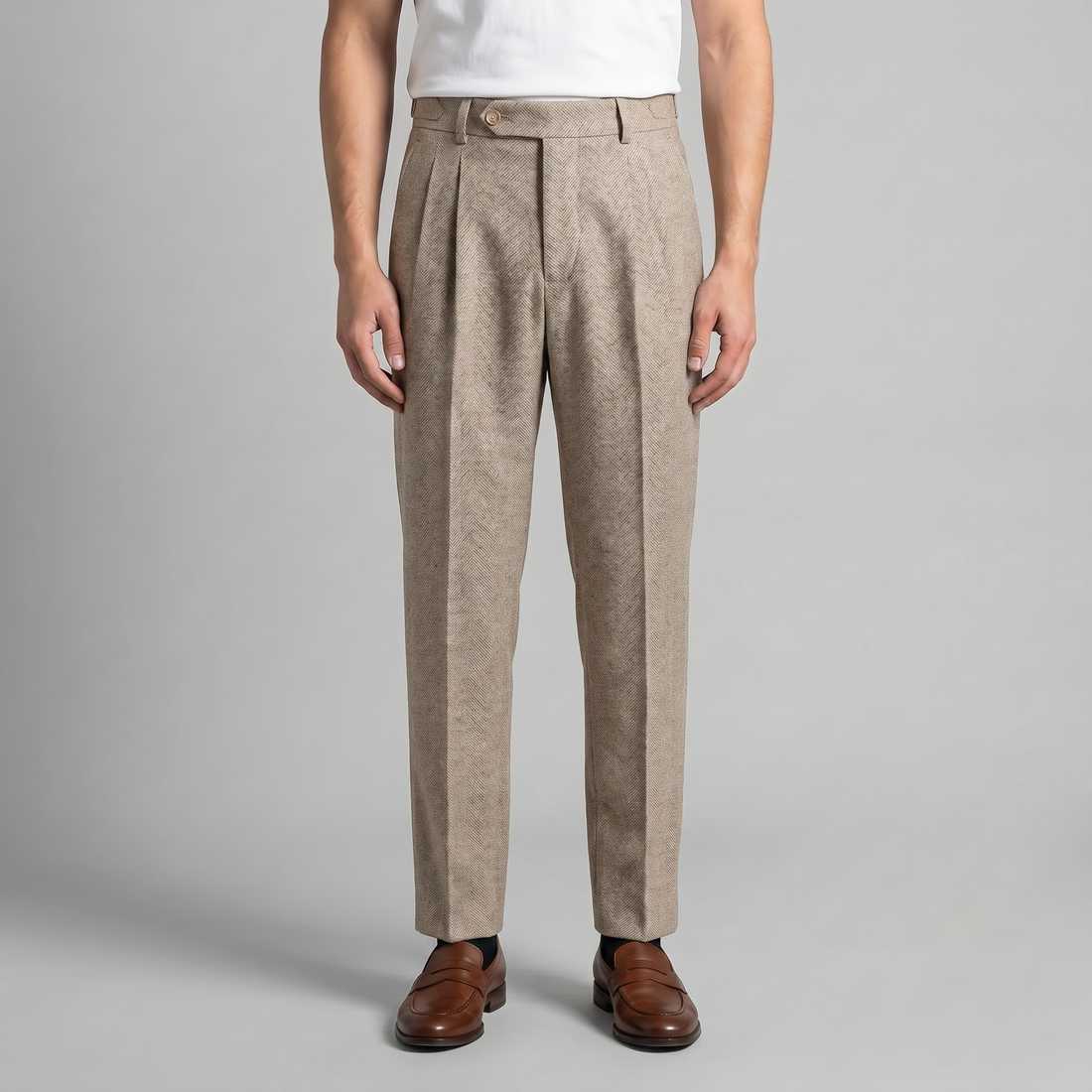Men's Tailored Ankle-Length Trousers