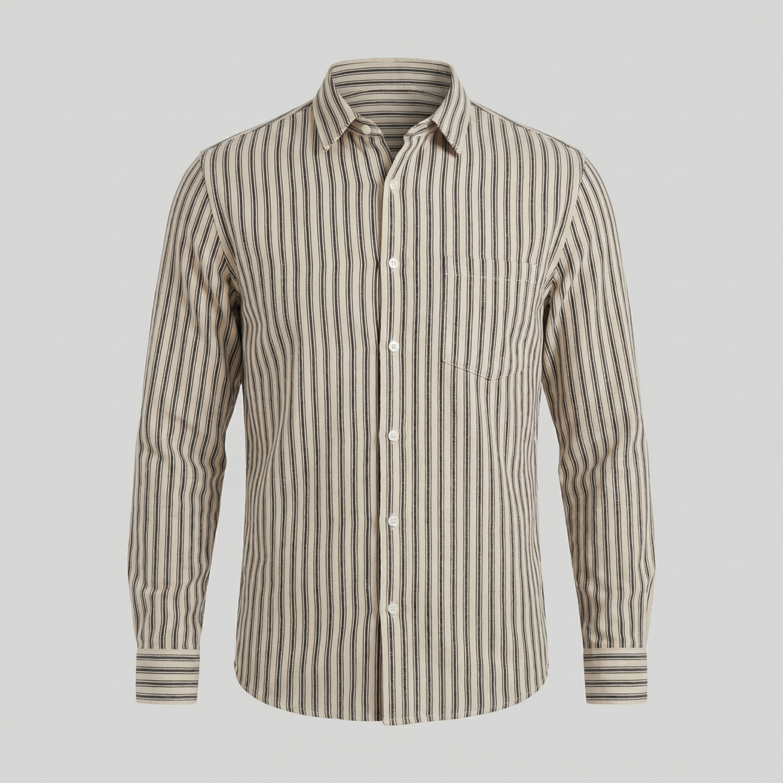 Men's Tailored Fit Striped Shirt
