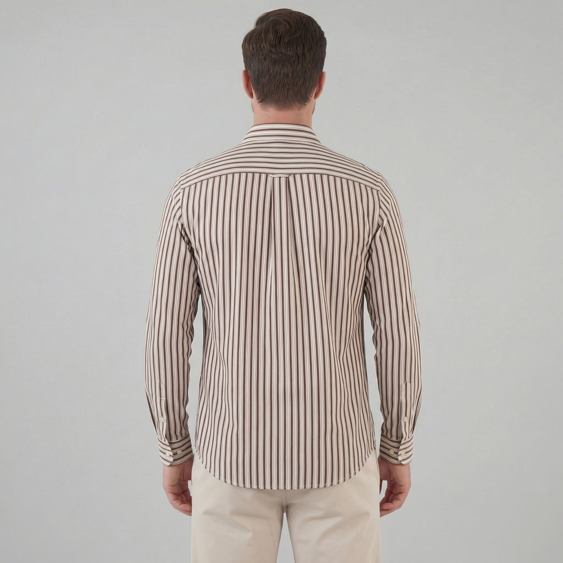 Men's Tailored Fit Striped Shirt