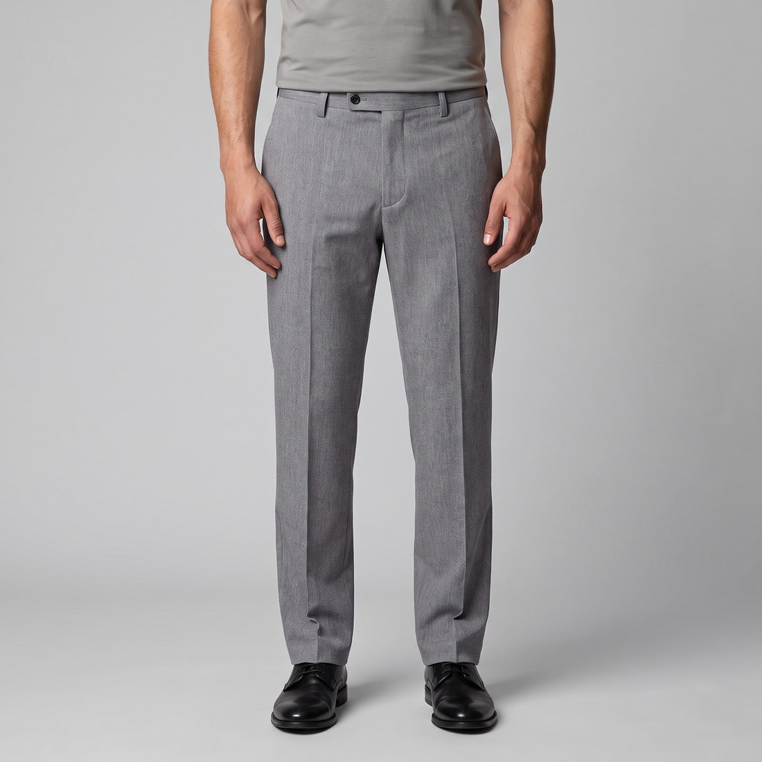 Men's Tailored Flat Front Trousers
