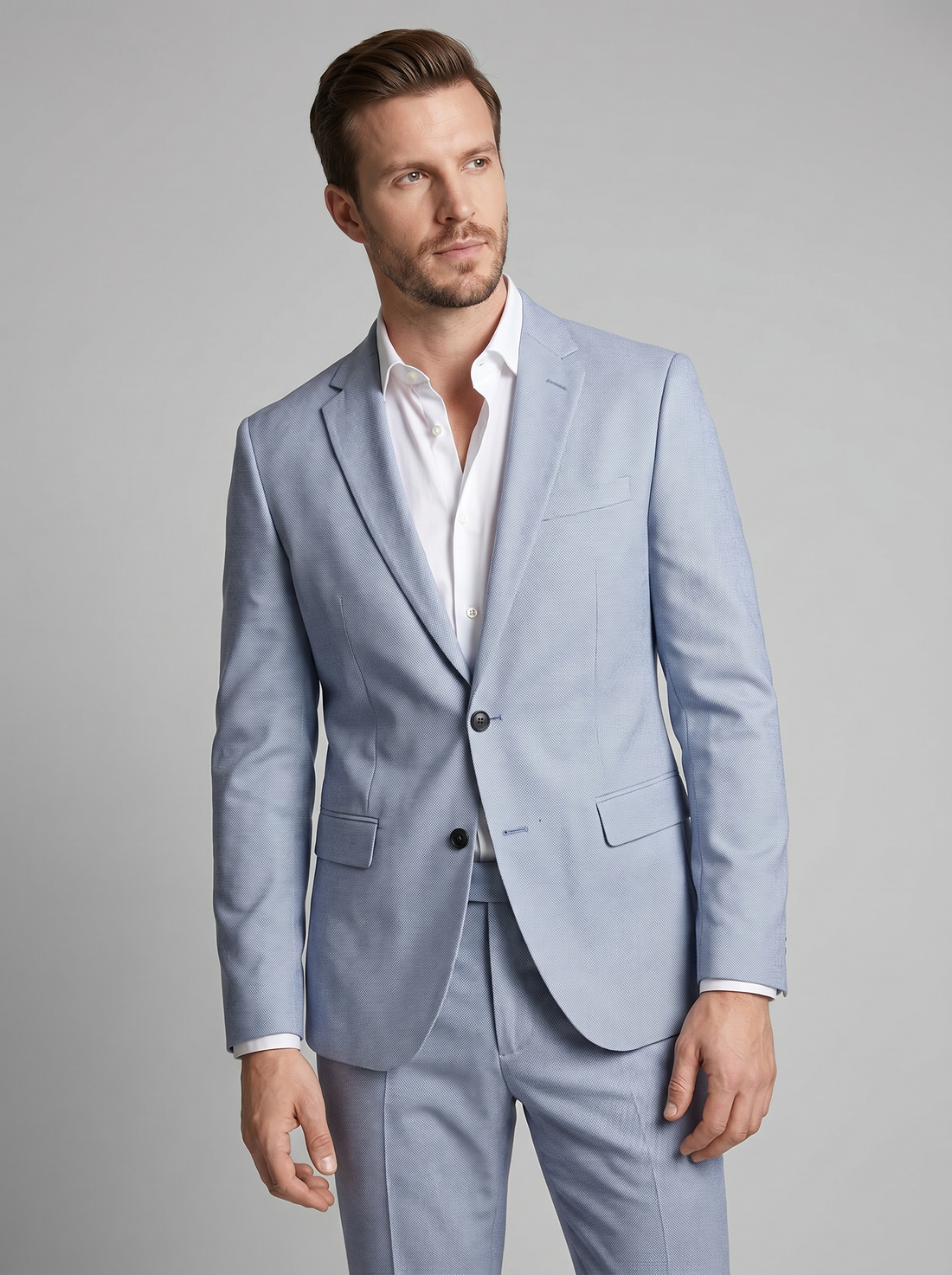 Men's Tailored Two Piece Wedding Guest Suit Set