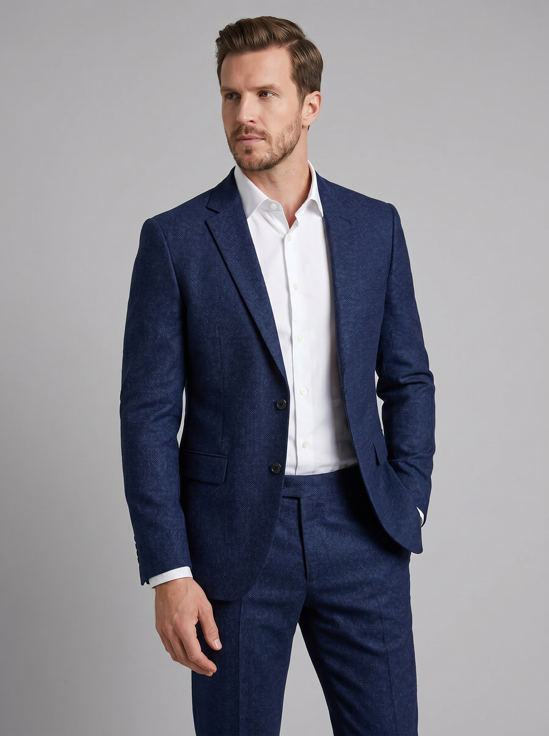Men's Tailored Two Piece Wedding Guest Suit Set
