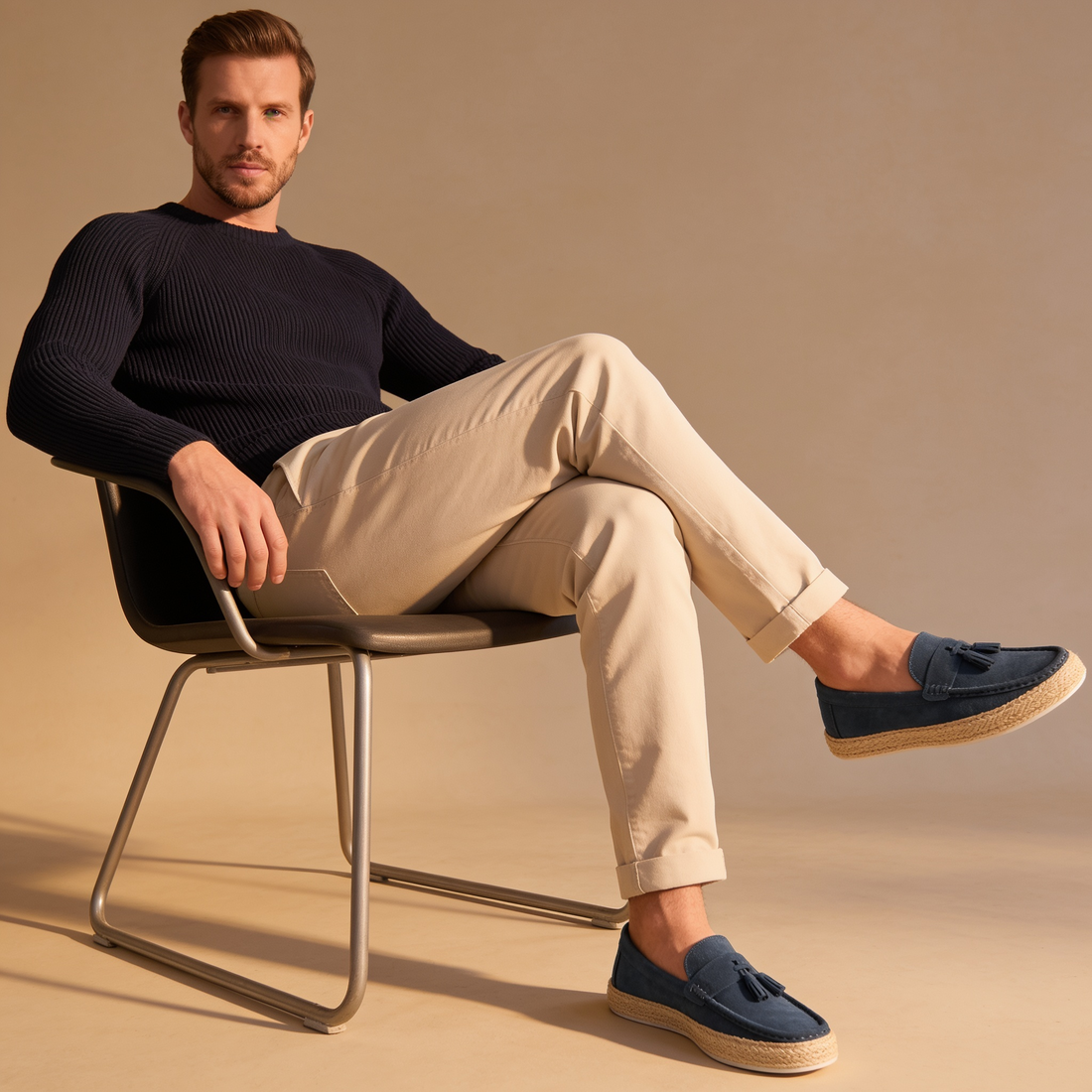 Men's Tassel Espadrille Loafers