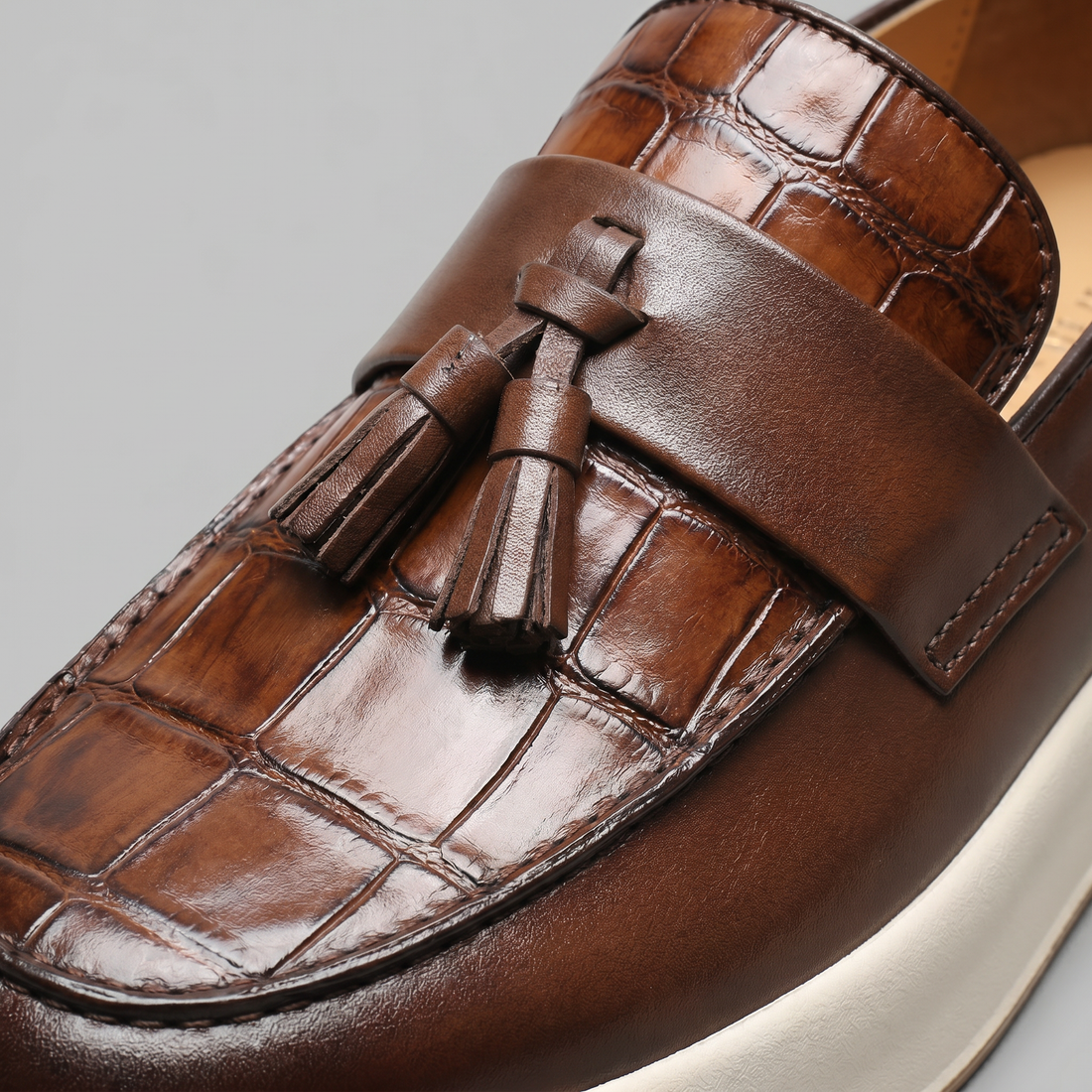 Men's Tassel Platform Loafers