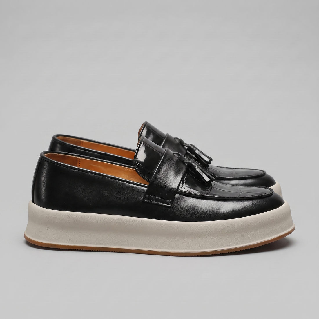 Men's Tassel Platform Loafers