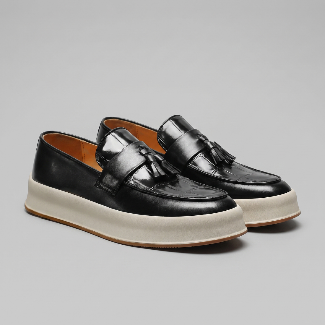 Men's Tassel Platform Loafers