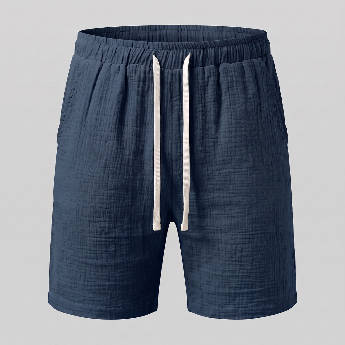 Men's Textured Drawstring Shorts