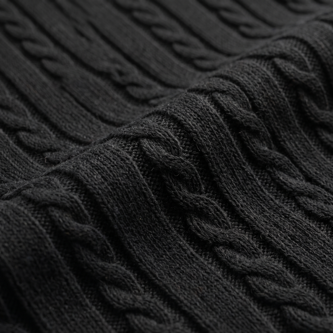 Men's Textured Knit Contrast Trim Polo Shirt