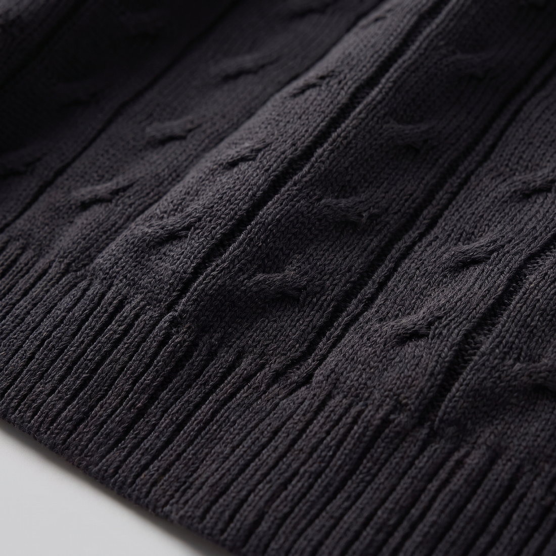 Men's Textured Knit Polo Shirt