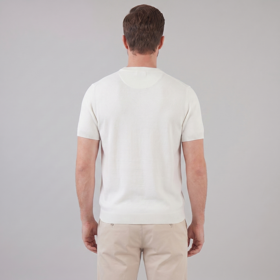 Men's Textured Knit T-Shirt