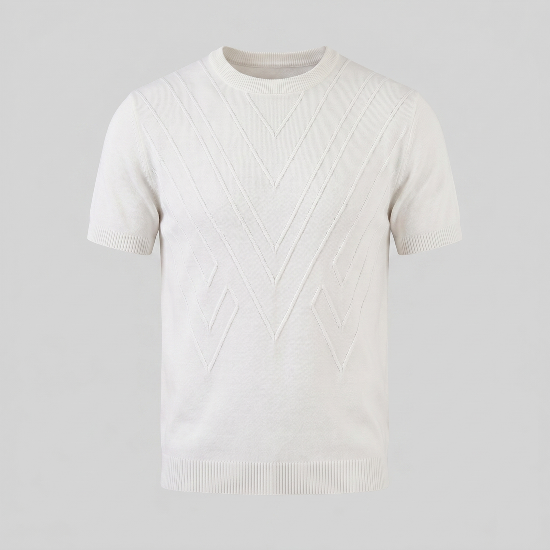 Men's Textured Knit T-Shirt