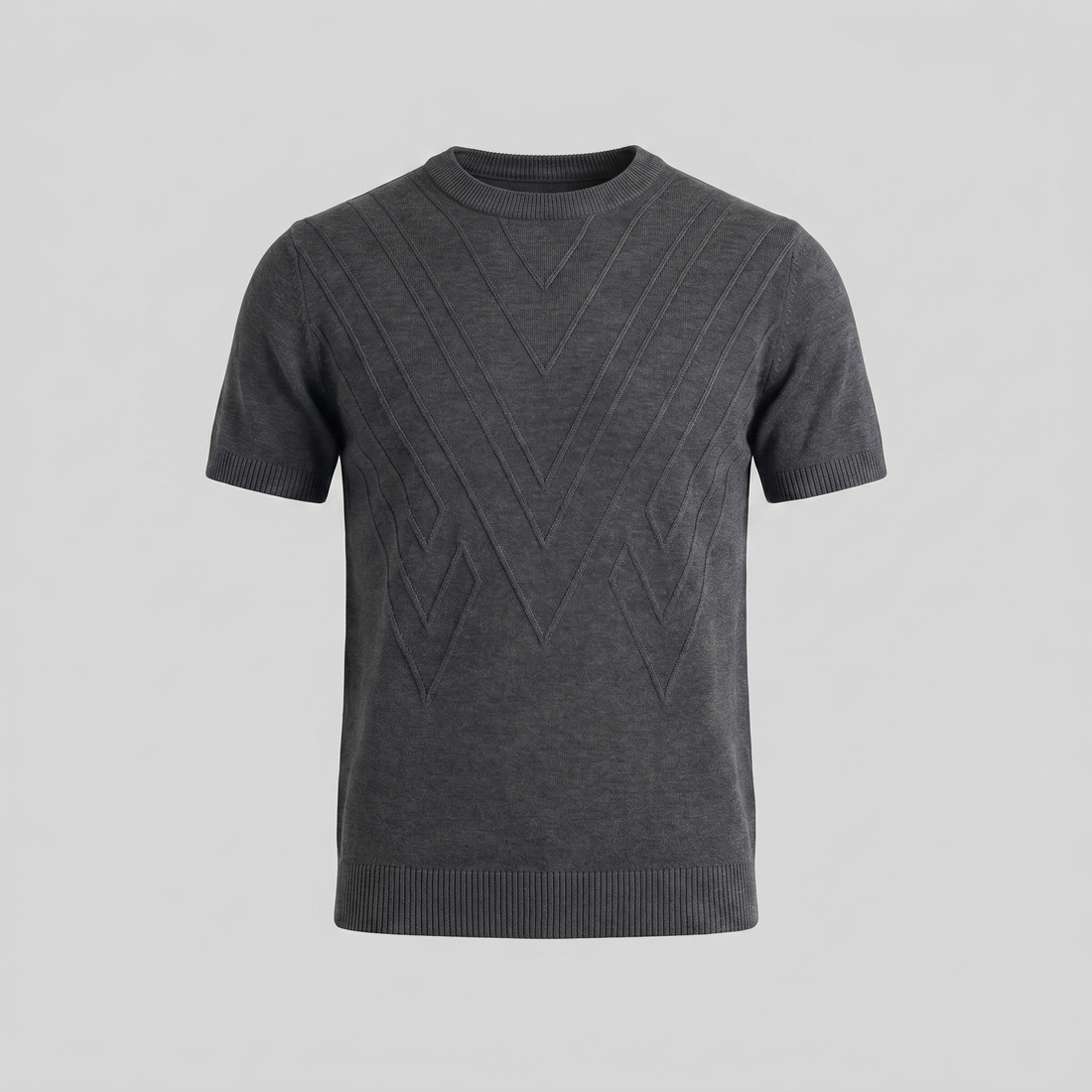 Men's Textured Knit T-Shirt