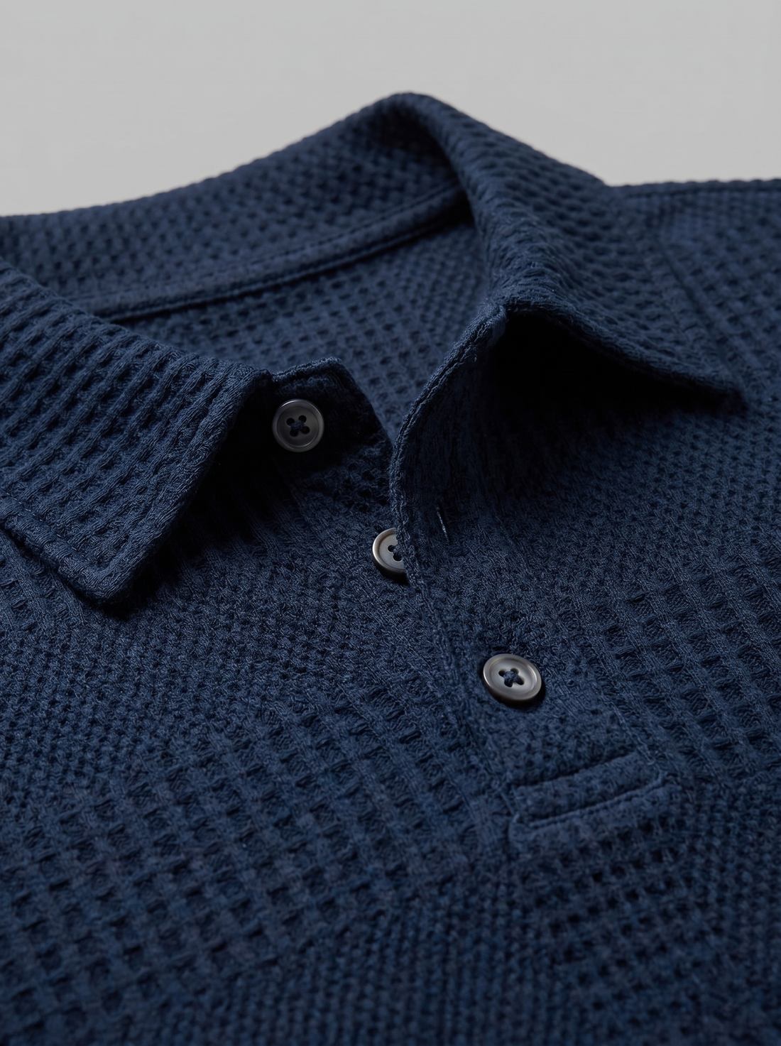 Men's Textured Polo and Shorts Set