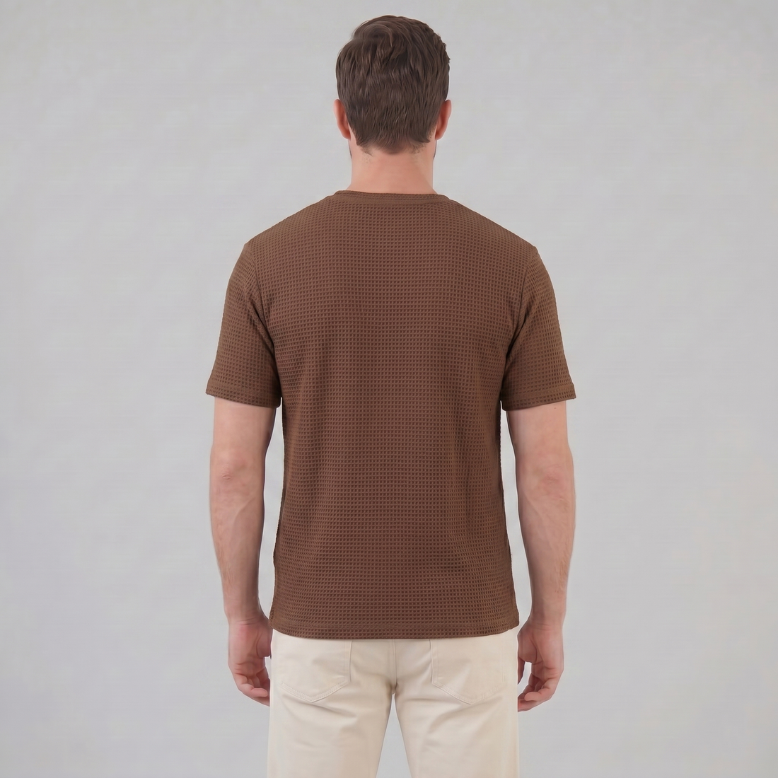 Men's Textured Short Sleeve Shirt