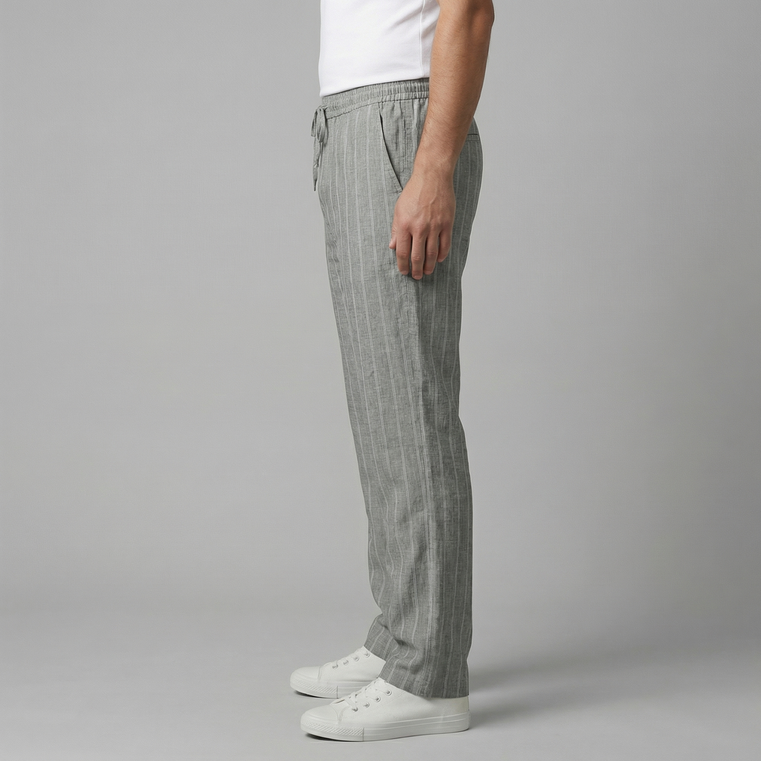 Men's Trousers with Drawstring Waist