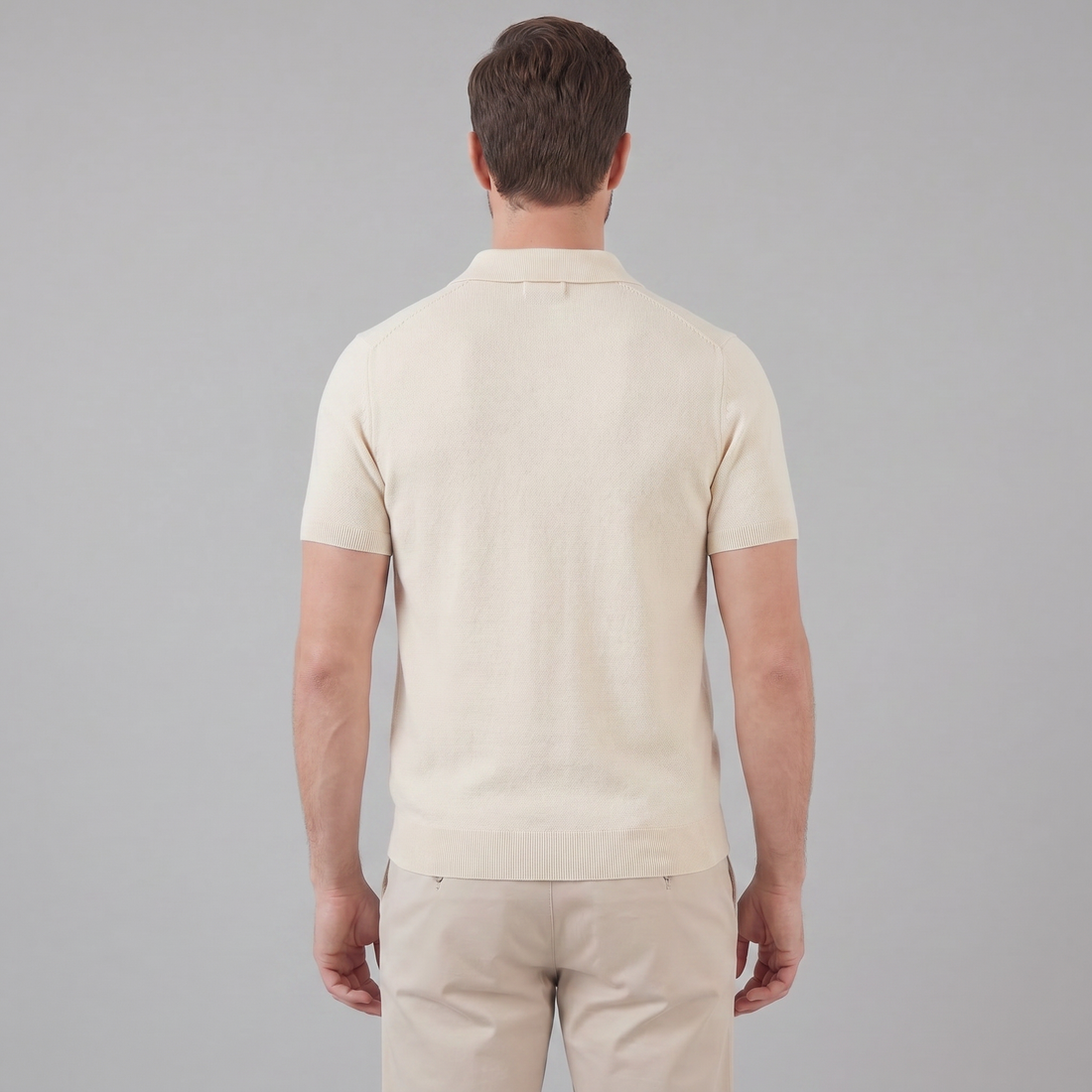 Men's V-Neck Summer Polo