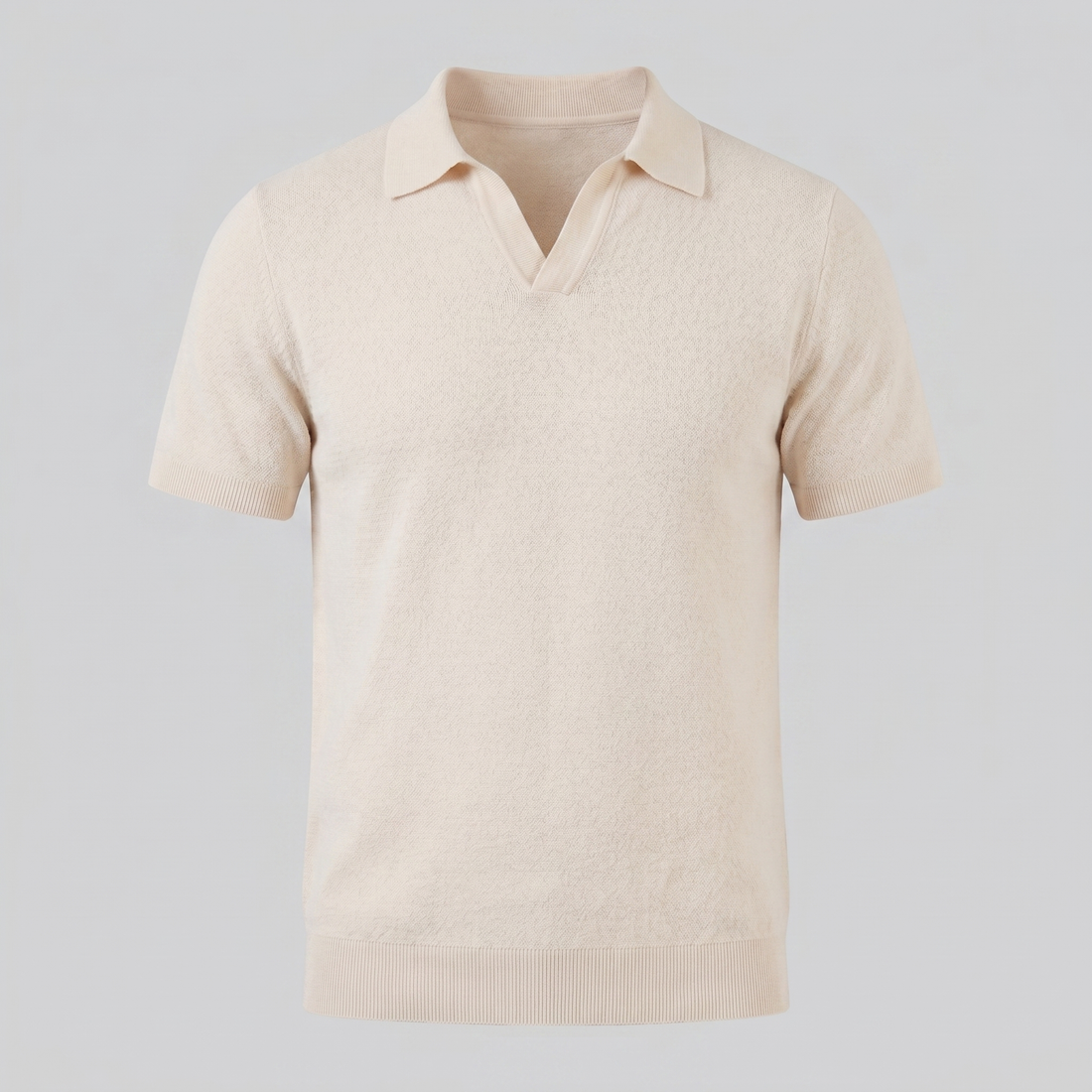 Men's V-Neck Summer Polo