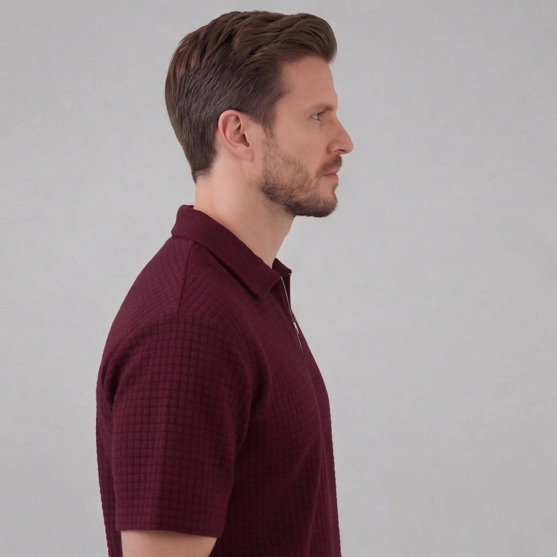 Men's Waffle Knit Short Outfit Summer Set