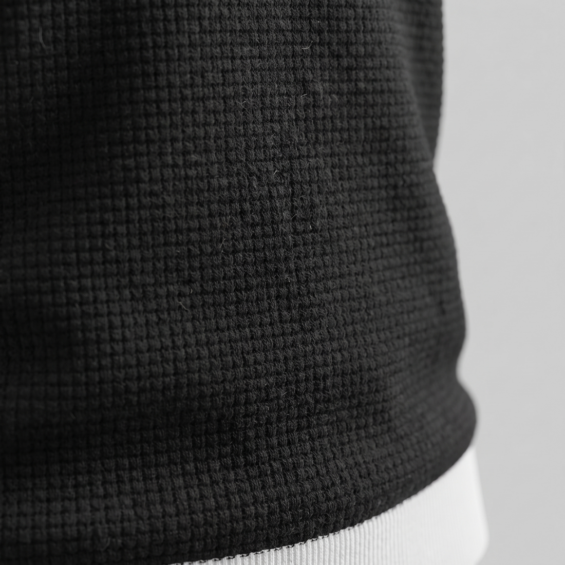 Men's Weave Contrast Trim Polo Shirt