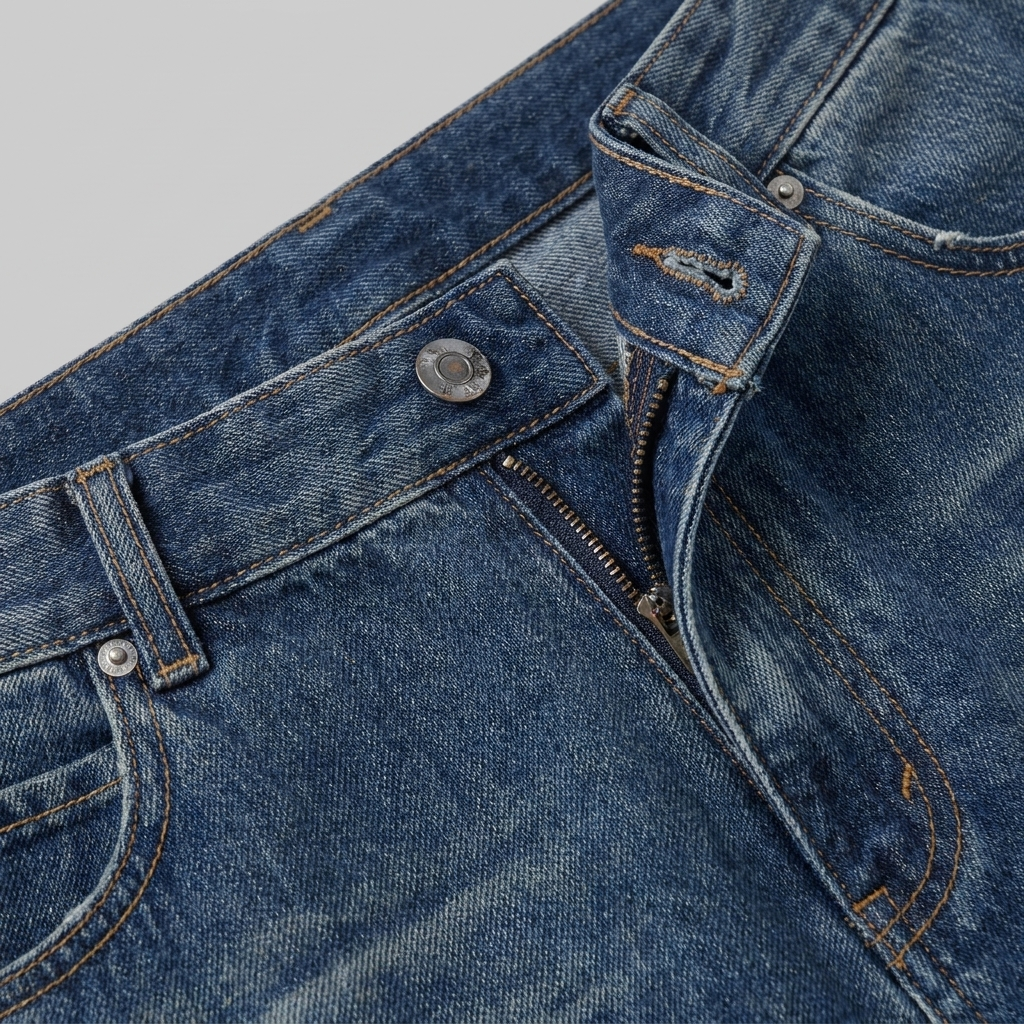 Men's Wide Leg Denim Shorts